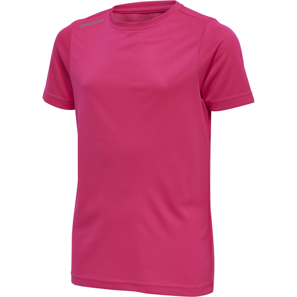 Newline Kids Core T‑Shirt – Pink Peacock kortærmet trænings‑T‑shirt til børn - Billede 2