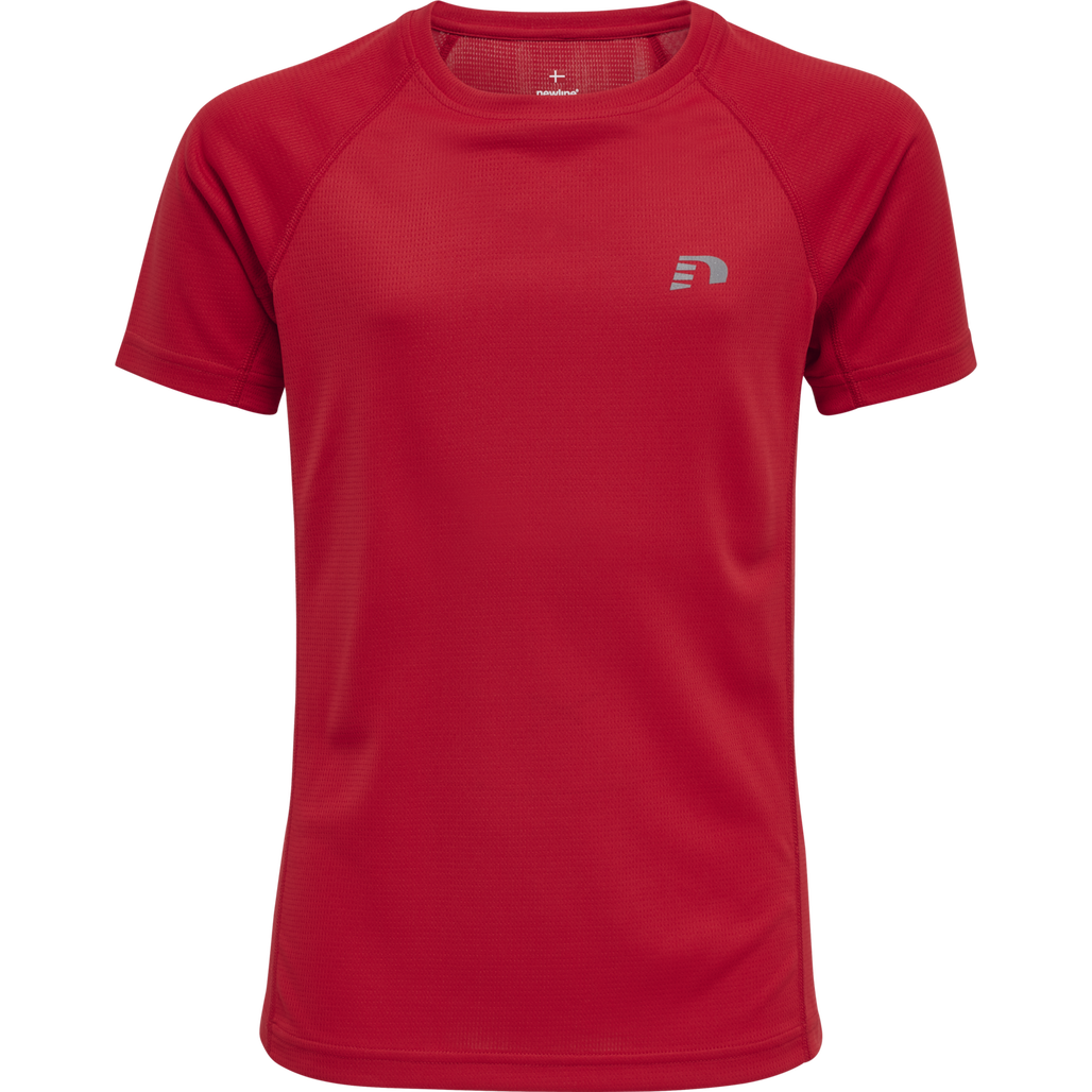 Newline Kids Core Running T‑Shirt – Tango Red kortærmet trænings‑T‑shirt til børn - Billede 4
