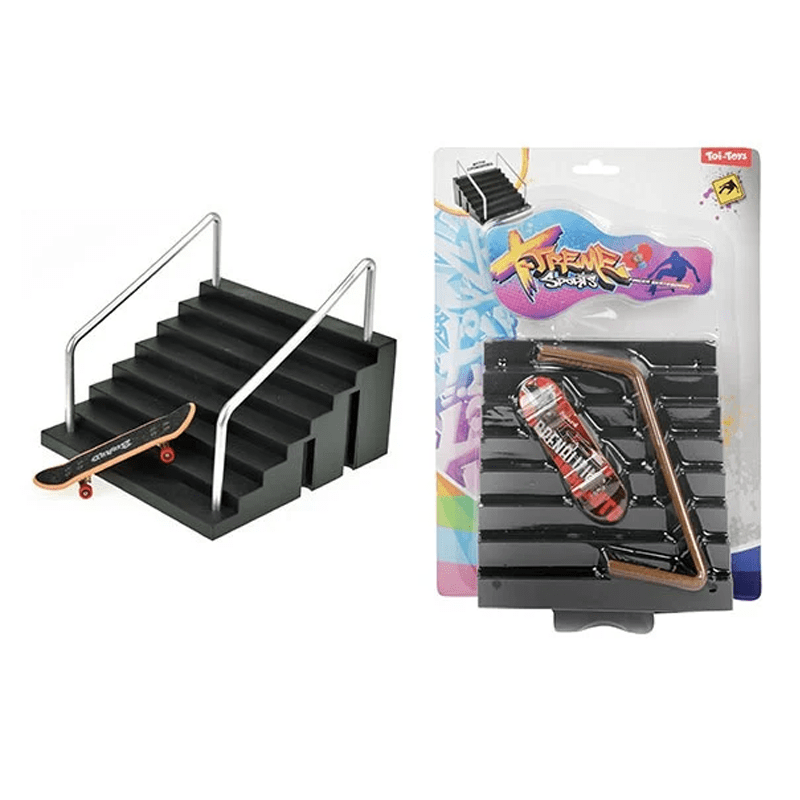 XTREME Finger Skateboard Og Trappe Med Gelænder - Billede 2
