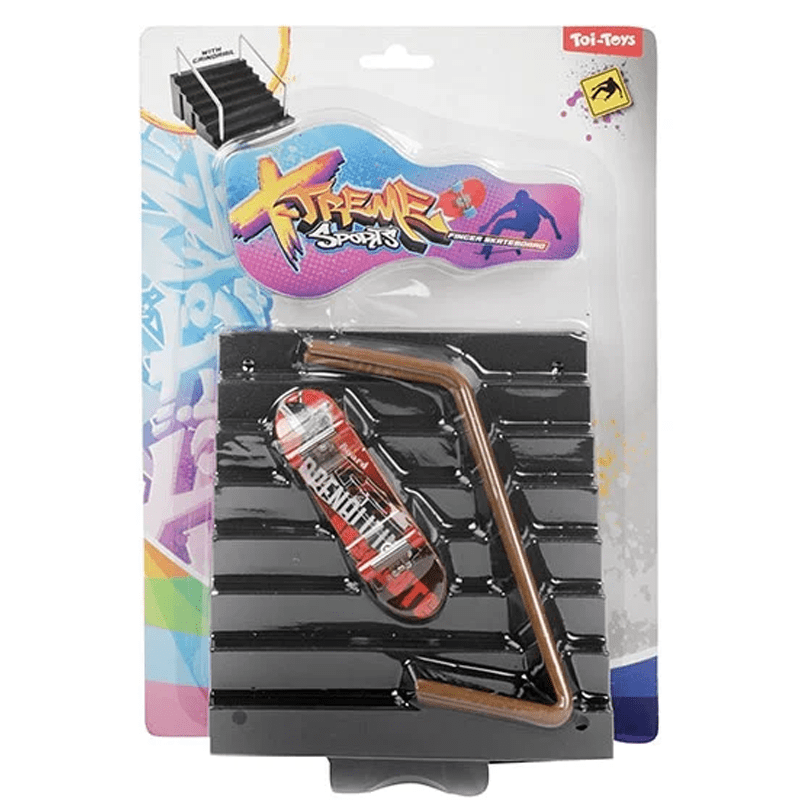 XTREME Finger Skateboard Og Trappe Med Gelænder - Billede 5