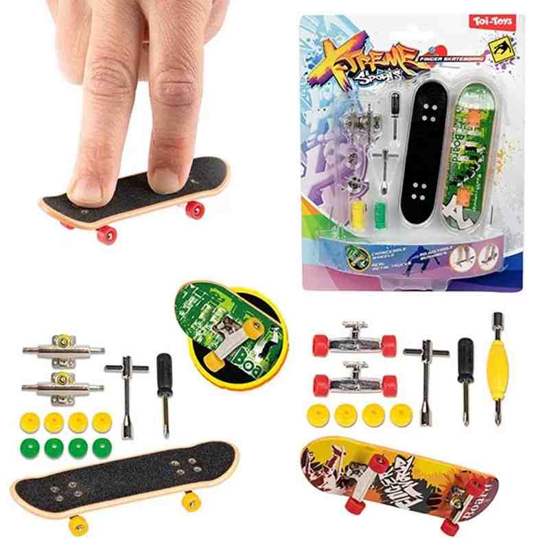 XTREME Finger Skateboard Med Ekstra Hjul - Billede 2