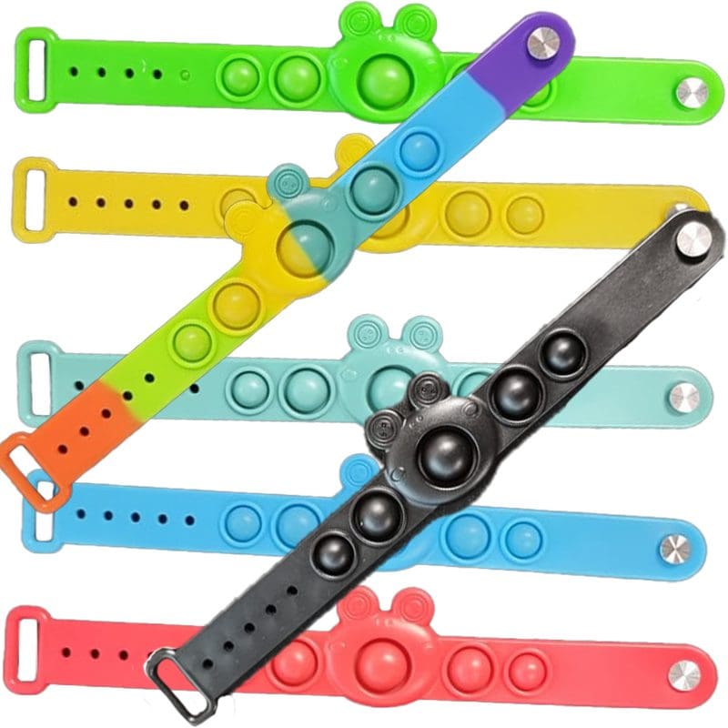 Pop it Fidget Toys Armbånd Frø Flere farver - Billede 2